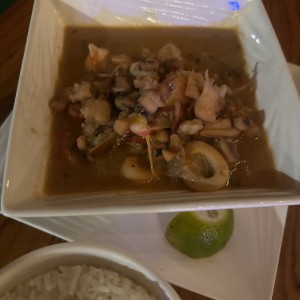 Cazuela de mariscos