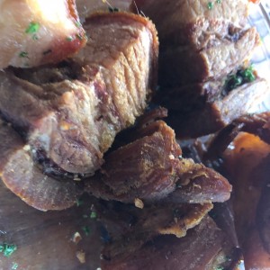 chicharron prensado