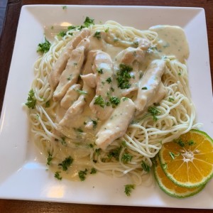 Pastas - Spaguetti con pollo