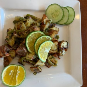 Pulpo a la  caribena