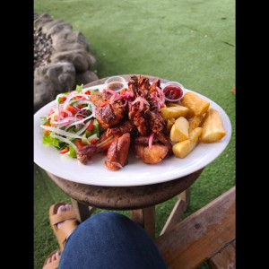 especial del mes - pollo ahumado en leña de nance