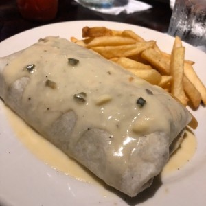 burrito de pollo