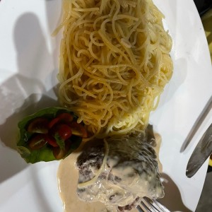 Filete en salsa de Gorgonzola
