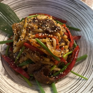 Mongolian Beef Udon