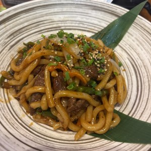 Mongolian beef noodles