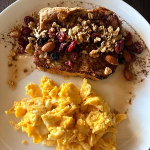 Tostada Francesa y Omelette