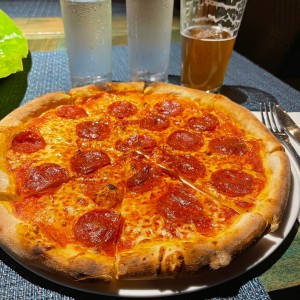 Pizza de pepperoni.
