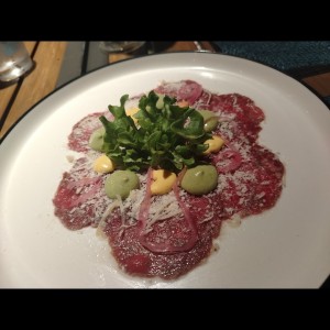 Carpaccio de res