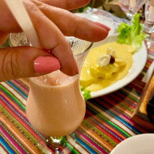 batido de frutas naturales