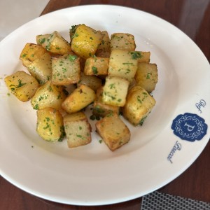 Papas salteados 