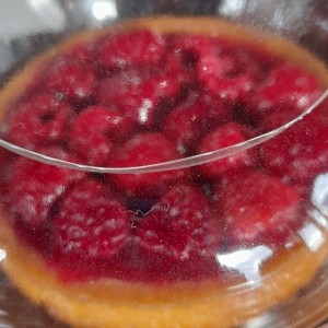 tarta de frambuesas