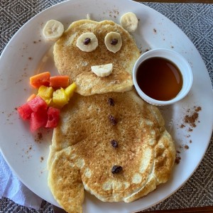 pancakes con frutas