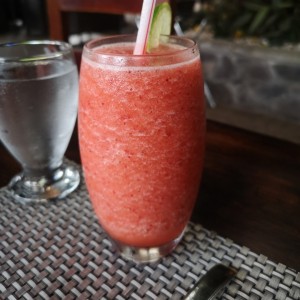 Limonada con fresa