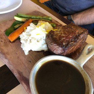Filete de res ahumado