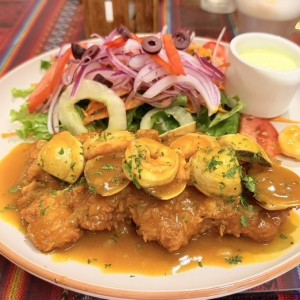 Corvina a la Vasca