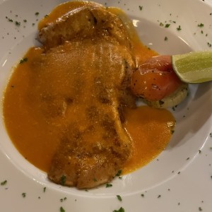 Corvina al ajillo