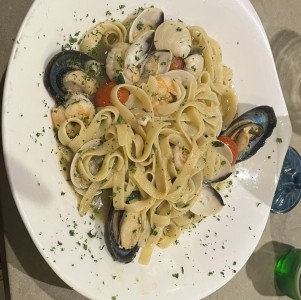 Fetuchini a la pescatore