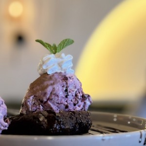Postres - Brownie con Helado