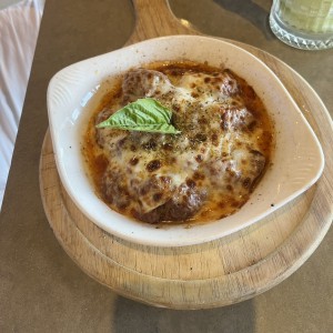 Albondigas gratinadas