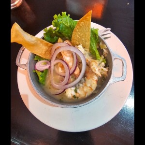 Ceviche de camarón 