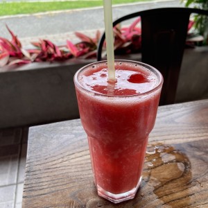 Jugo de fresa