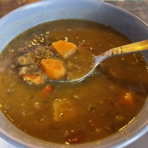 Sopa de lentejas