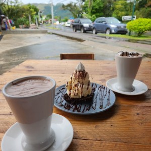 chocolate con malvas