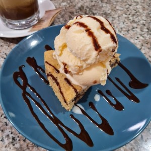 Galleta con helado