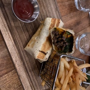Wrap carne