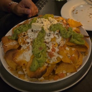 nachos con pollo 