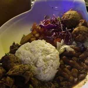 Bowl Pollo Asado al Estilo Jerk Jamaicano