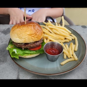 Hamburguesa de carne angus