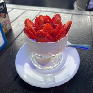 Fresas con crema 