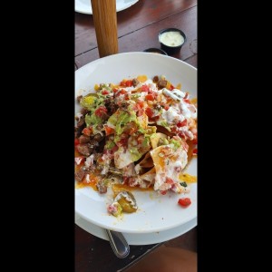 nachos con carne