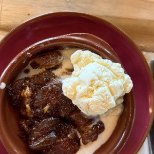 Tartarina de manzana con helado