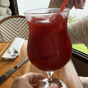 Jugo de fresa