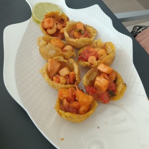 Canasta con pulpo 