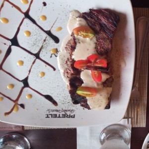 Filete salsa Roquefort 