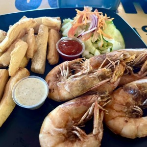 Mariscos - Langostinos Fritos