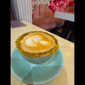 capucchino de pistacho