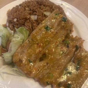 MARISCOS - Corvina al ajillo