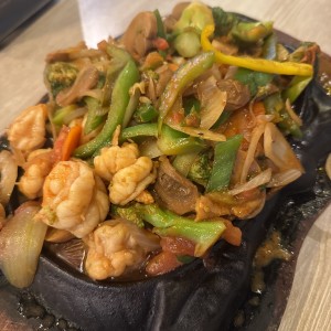 Camarones sizzling