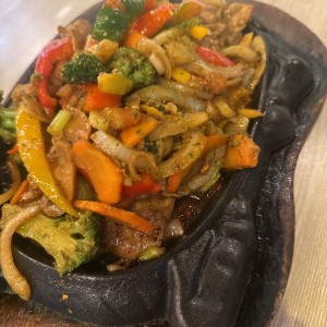 Corvina a la sizzling