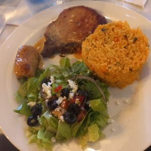 Comida con cerdo