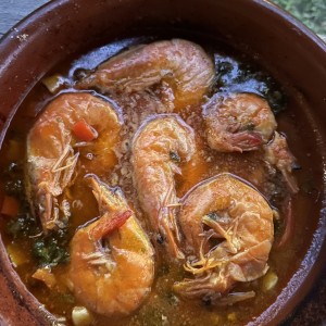 Langostinos al ajillo