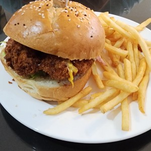hamburguesas de pollo