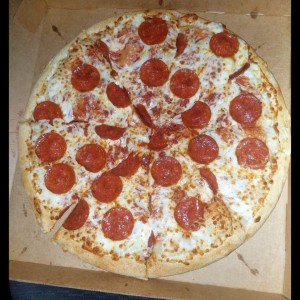 Pizza con Pepperoni