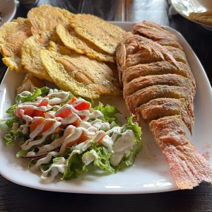 MARISCOS - PARGO FRITO ENTERO