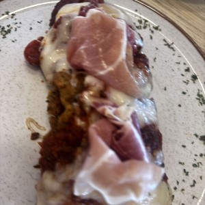 Milanesa con Jamon Serrano