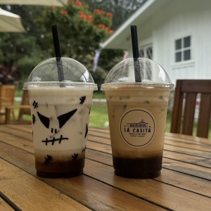Iced coffee y iced pumpkin spice